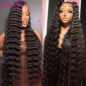 Perruques Lace Wigs Loose Deep Wave HD 13x4 Full Lace Front perruques de cheveux humains pour les femmes 5x5 Lace Closure perruques sans colle 13x6/360 Full Lace Fron