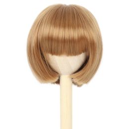 Perruques Miss u Hair 89 pouces 1/3 bjd Doll Wig Short Bob Brown MSD DOD Pullip Dollfie Hair DIY ACCESSOIRES MAINS MAIN