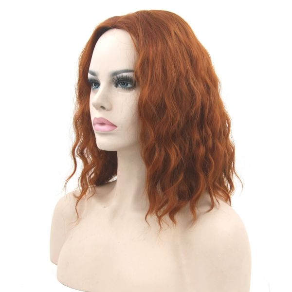 Perruques Soowee courtes bouclés Orange Cosplay perruques cheveux de fête rouge gris résistance à la chaleur fibre synthétique perruque de cheveux pour les femmes