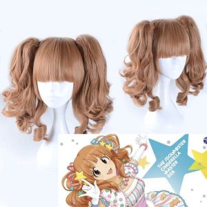 Perruques L'Idolmaster Cendrillon Girls Kirari Moroboshi Cosplay Hair Wig Halloween