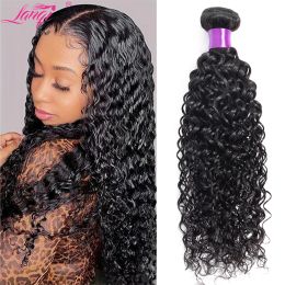 Wigs Water Wave Packles Heuvraines Poules de cheveux 1/3/4 Pieces Brésilien Remy Deep Wave Bundles Couleur naturelle 830 pouces Cheveux humains