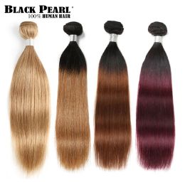 Perruques perruques Black Pearl Honey Blonde Bundles Straitement Brésilien Human Hair Bundles Human Hair For Women