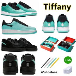 Designer 1 une plate-forme de chaussures de course à hommes basses basket noire Tiffany Shoe Blue Multi Color DZ1382-001 Men Femme Fentorations Sports Sneakers Taille 36-45