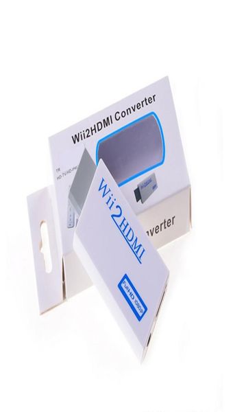 Wii 2 Juego Wii Adaptador Adaptador Soporte Full HD 720p 1080p 3.5 mm o Wii2HDMI Adaptador de cable para HDTV9973986