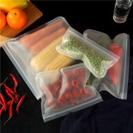 Sacs de rangement de nourriture en silicone Wikhostar contenants de rangement alimentaire réutilisables Sac à ziplock fui