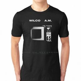 wilco T-shirt Cott 6XL Wilco Band Muziek Eenvoudige Hipster Metal Band N09j #