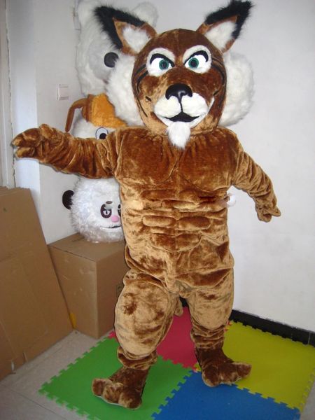 Chat sauvage panthère léopard Jaguar Cougar mascotte Costume personnalisé déguisement Anime Kits Mascotte déguisement