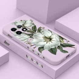 Case de teléfono de silicona de flores silvestres para OnePlus 11 11R 10R 10T 10 PRO 9 9R 9RT 8T 8 8 PRO CUBIERTA