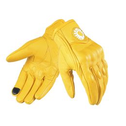 WildBee Bike Montando Motocicleta Ciclismo Ajustable Guantes Imperméable Dedo Completo Amarillo224T