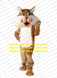 Costume de mascotte de chat sauvage Ocelot Lynx Catamount Bobcat Lince Luchs, Costumes de personnage d'anime pour adultes, bien-être Public zz9546