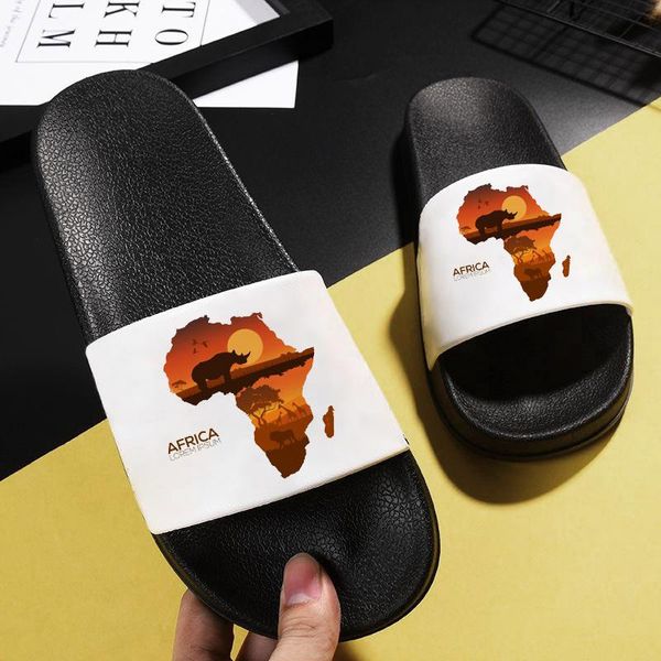 Wilds Of Africa – pantoufles à motif imprimé mignon pour femmes, chaussures antidérapantes pour l'extérieur et l'intérieur de la maison, 2021