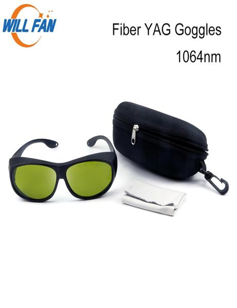 Will Fan 1064nm YAG y máquina de marcado láser de fibra gafas de seguridad Stly C gafas protectoras uso ocular para el trabajo Shop5191368
