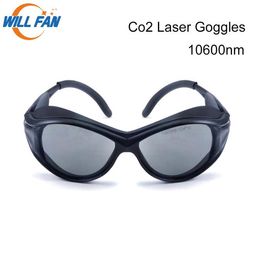Will Fan CO2 Laser Safety Goggles voor CO2 -lasersnijgraving Machine Style A 10600 Nm Glass Protect Eye7750951