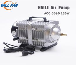 Will Fan Hailea Air Pump ACO009D 135W Elektrische magnetische luchtcompressor voor lasersnijdermachine 125lmin zuurstofpomp Fish2812007
