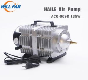 Will Fan – pompe à Air Hailea Aco009D, compresseur d'air magnétique électrique 135w pour Machine de découpe Laser, pompe à oxygène 125Lmin Fish3905354