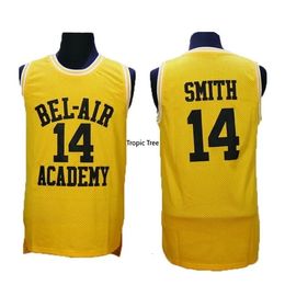 Will Smith basketbal Jersey 14 Bel Air Academy 25 Carlton Banks film cosplay kleding gestikt heren sport shirt SXXXL 240122