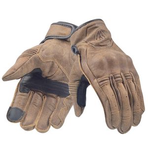 WILLBROS Palmer moto vélo cuir rétro urbain classique gants 100% véritable cuir de vachette moto gants216N