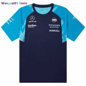 Williams Racing 2023 Team Training Jersey 2023 F1 Team Formula One t-shirt Maillot d'entraînement Williams Racing pour hommes Site officiel Sa Date Gt Large 3d Wggw 0323H23