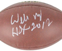 WILLIE ROAF Hunt Clark Kelly JOHNSON WINSLOW McCaffrey Polamalu Dédicacé Signé signé signaturer auto Autographe Ballon de football à collectionner