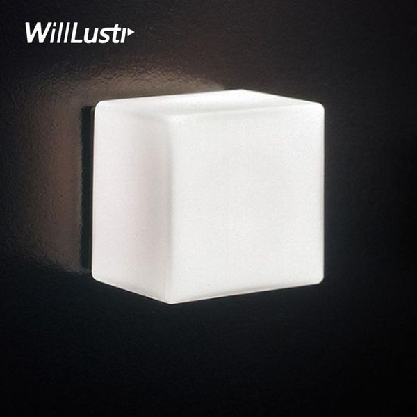 Willlustr Itre Cubi applique murale lampe Ufficio Stile design moderne lumière el restaurant porte porche vanité éclairage nouveauté cubi2960