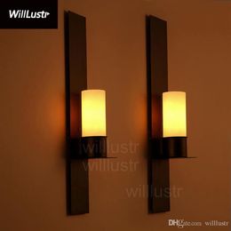 Willlustr Timmeren et Ekster applique murale Kevin Reilly lampe bougie vintage verre dépoli lumière fer applique murale 275l