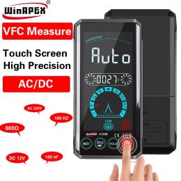 Écran tactile winapex entièrement automatique Smart True RMS Digital Multimètre 6000 Count AC DC AMMETER VOLTMETER VFC Transistor Tester