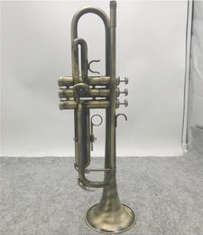 Blaasmuziek B-trompeta plana, instrumento Muzikale professionele Chapado op plata de dos colores, met funda, accessoires van boquilla 01