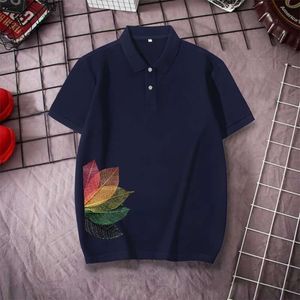 Windpolo shirt korte mouwen nieuwe 2024 zomertrend knappe modieuze modieuze t-shirt heren top ins