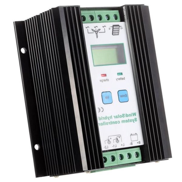 Controlador PWM híbrido eólico solar de envío gratuito (600 W eólico 400 W solar) 12 V/24 V Gumpu automático