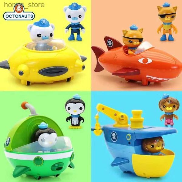Toys enroulés Octopus Octopus Gup Childrens Toys Chinese Voice Action Personnages Biological Doll Toys Kwazii Barnacles Peso Childrens Toy Gifts Y240416