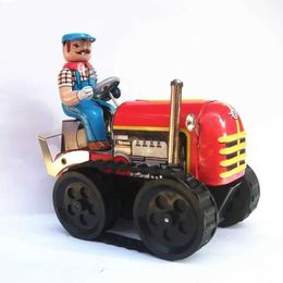 Toys de style vintage Toy Metal Tin agriculteur Agricultural Machinery Machinery Clock Numéro de jouet S2452444