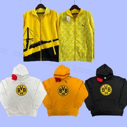 Ветровка спортивный костюм футбольные спортивные костюмы HALLER 23 24 BELLINGHAM REUS Malen dortmund SULE REYNA 2023 2024 BRANDT PLSZCZEK BELLINGHAM тренировочные толстовки с длинными рукавами