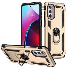 Window Armor Phone Cases voor Moto E20 E30 Edge X30 20 G50 G60S G200 G G9 plus Stylus Power Pro 5G 4G Ring Sliding Standstand Schokbestendige Cover Case