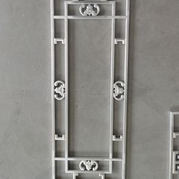Décoration de fenêtre style chinois style antique en alliage d'aluminium personnalisation du Support