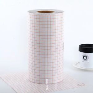 Raamfolie 10M/Roll Batch Clear Vinyl Application Tape 4 kleuren Uitlijning Raster voor Car Wall Craft Art Decal Transfer Paper Tape Adhesive 230707