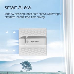 Robot nettoyeur de vitres à pulvérisation d'eau, essuie-glace électrique, nettoyage automatique, Machine à laver, application intelligente, télécommande 240131