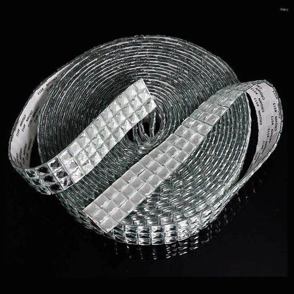 Pegatinas de ventana 1 PCS DIY CASA STEREO PLATA DE DIAMANTE PELQUETA DE DIAMOND VADOR Mosaico Mosaico Calcomanía de arte de cristal autoadhesivo