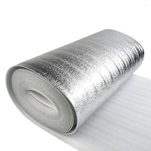 Autocollants de fenêtre 1 rouleau d'isolation thermique pour Film mural Mylar radiateur feuille réfléchissante en aluminium décoration de la maison