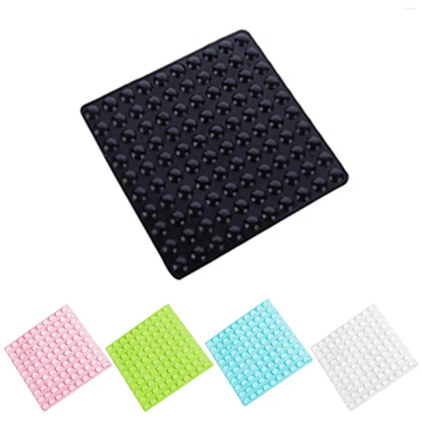 Autocollants de fenêtre 100 pcs mur auto-adhésif tampon toilettes tiroirs armoires de porte anti-collision caoutchouc antidérapant silicone pieds pad outil