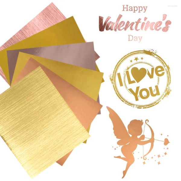 Autocollants de fenêtre 12 pouces X 10 pouces, 6 feuilles, adhésif, décoration murale, cartes faites à la main, cadeaux pour la fête de la saint-valentin, décoration de la maison