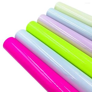 Autocollants de fenêtre 12x39In changements de couleur Adhesive Artisan Film tourne quand une température froide Top de fête de Noël DIY Decal Decal