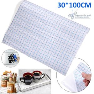 Vensterstickers 1 stc 30 100 cm Clear Transfer Paper Application Tape Fit For Walls Windows Craft Art Decal Home Decoration Supplies