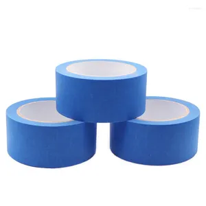 Autocollants de fenêtre 1pc Blue Painters Heat Tape 48mm 30m Imprimantes 3D Pièces résistantes à haute température Polyimide Partie adhésive Chauffée Lit Protéger