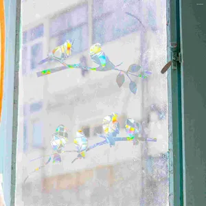 Autocollants de fenêtre 20 pièces décor de cuisine en verre amovible décoration d'oiseau décalcomanies fenêtres Anti Collision Pvc