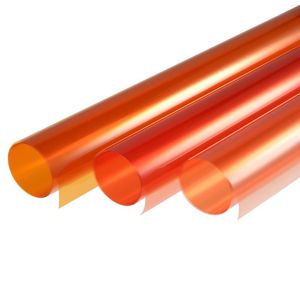 Vensterstickers 3 stks 40x50cm gel kleurfilterpapier polyester film oranje 85 85a 85b voor po studio rood hoofd licht diy accessoire