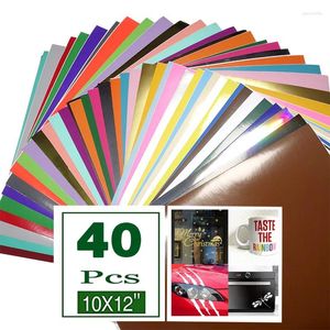 Autocollants de fenêtre 40 PCS Set Adhesive Craft Premium Outdoor pour lettrage Film Cup Glass Decal Sticker Sticker de Noël Carte DIY