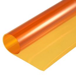 Autocollants de fenêtre 4pcs 40x50cm Gel Couleur Filtre Papier Film polyester orange 85a pour PO Studio Rouge Head Light DIY ACCESSOIR