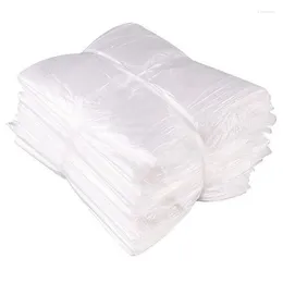 Autocollants de fenêtre 50 PCS Couverture de baignoire jetable doublée d'un sac en plastique adapté aux familles et aux salons de coiffure