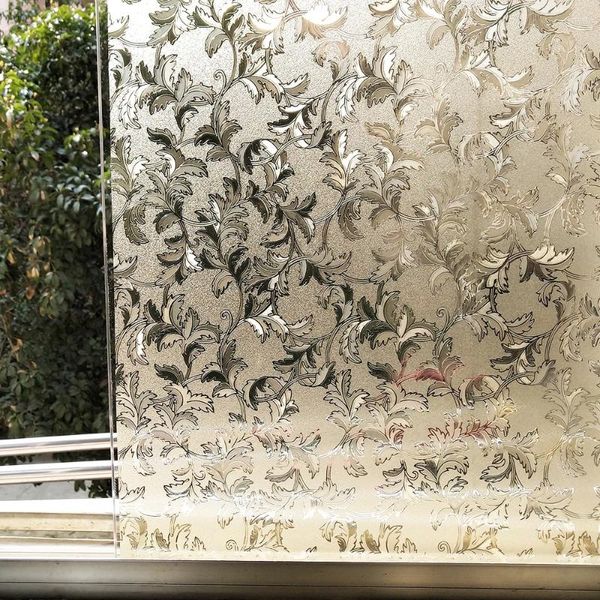 Pegatinas de la ventana 60 400 cm PVC estático PVC (película auto adhesiva) Efecto de vidrier