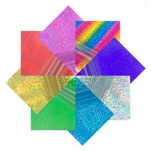 Autocollants de fenêtre 8pcs Glitter Hologramme 12 